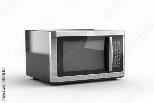 Sleek Stainless Steel Microwave Oven 