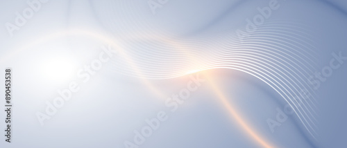 Modern abstract background with flowing lines.	
