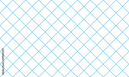 Seamless pattern with blue grid lines