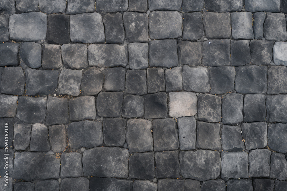 Processed collage of old european cobble stone pavement texture. Background for banner Processed collage of old european cobble stone pavement texture. Background for banner