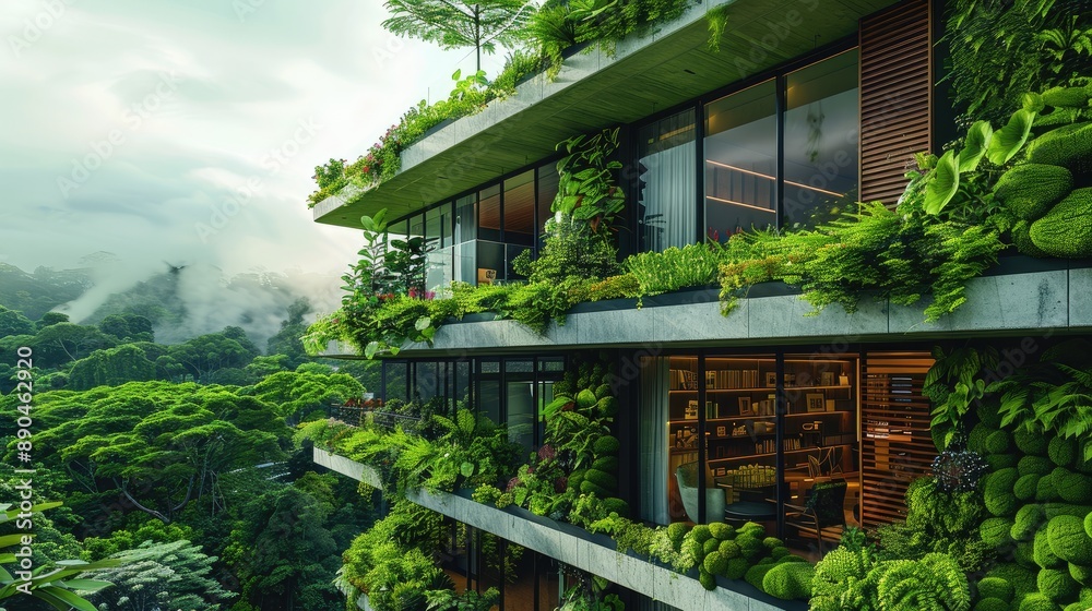 Green Roofs and Walls, Buildings with green roofs or vertical gardens. Capture the lush, plant-covered surfaces and the benefits they provide, such as insulation and urban greenery. Generative AI. Green Roofs and Walls, Buildings with green roofs or vertical gardens. Capture the lush, plant-covered surfaces and the benefits they provide, such as insulation and urban greenery. Generative AI.