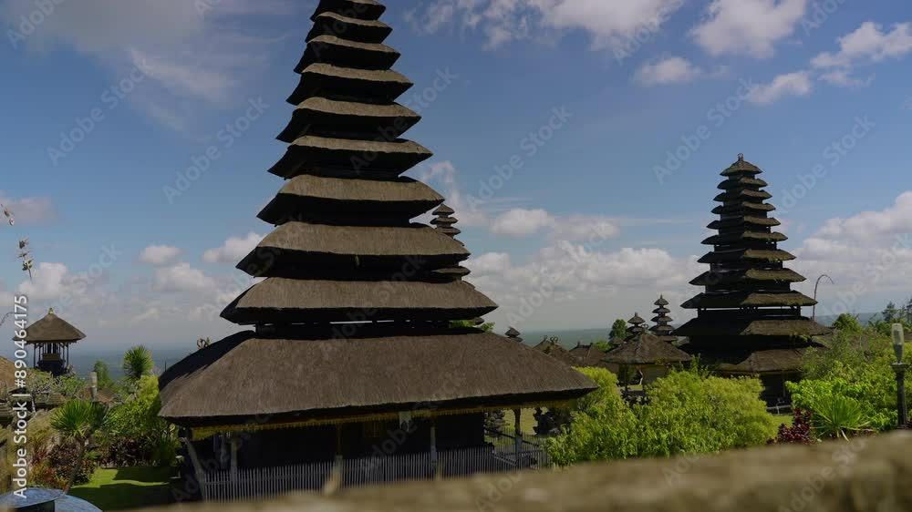 Besakih temple is the largest Hindu temple on the Bali Besakih temple is the largest Hindu temple on the Bali