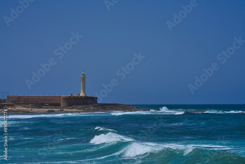 View of the Rabat lighthouse