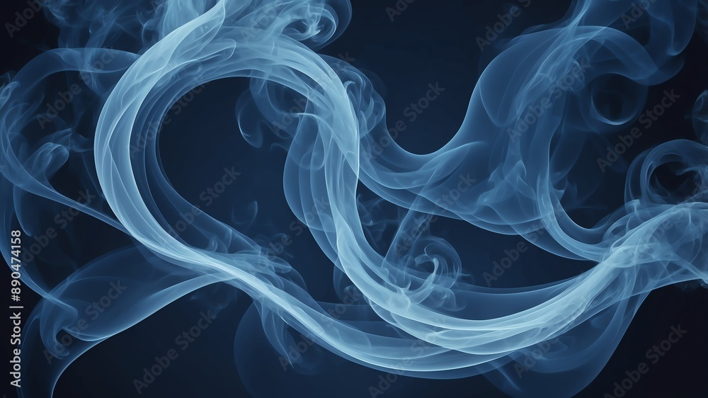 blue smoke swirls abstract background design blue smoke swirls abstract background design