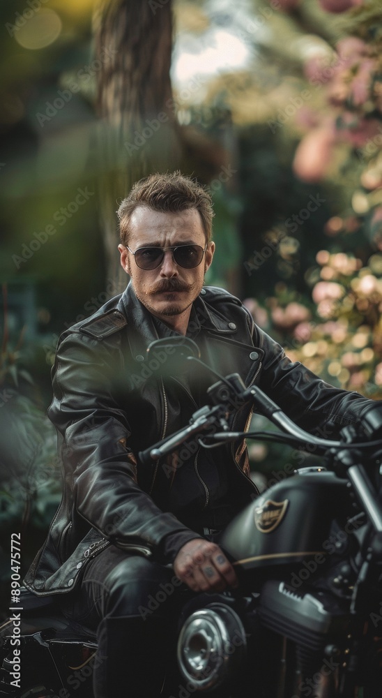 Motorcycle brutal riders, AI generated Motorcycle brutal riders, AI generated