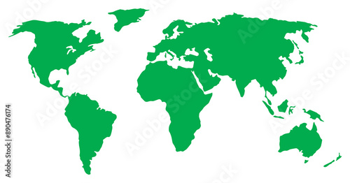 Futuristic world map silhouette. Simple world map in good quality. Digital map template for business, media, foreign affairs, international relations. Technological background. Vector illustration of 