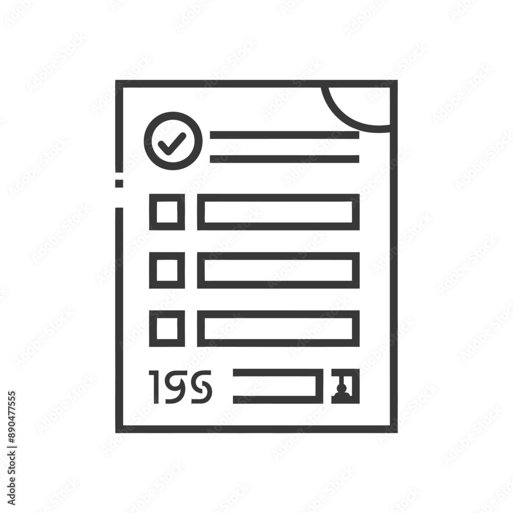 minimalist invoice line art icon logo symbol minimalist invoice line art icon logo symbol