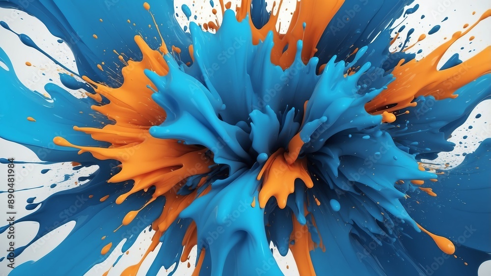 blue color splash abstract background design blue color splash abstract background design