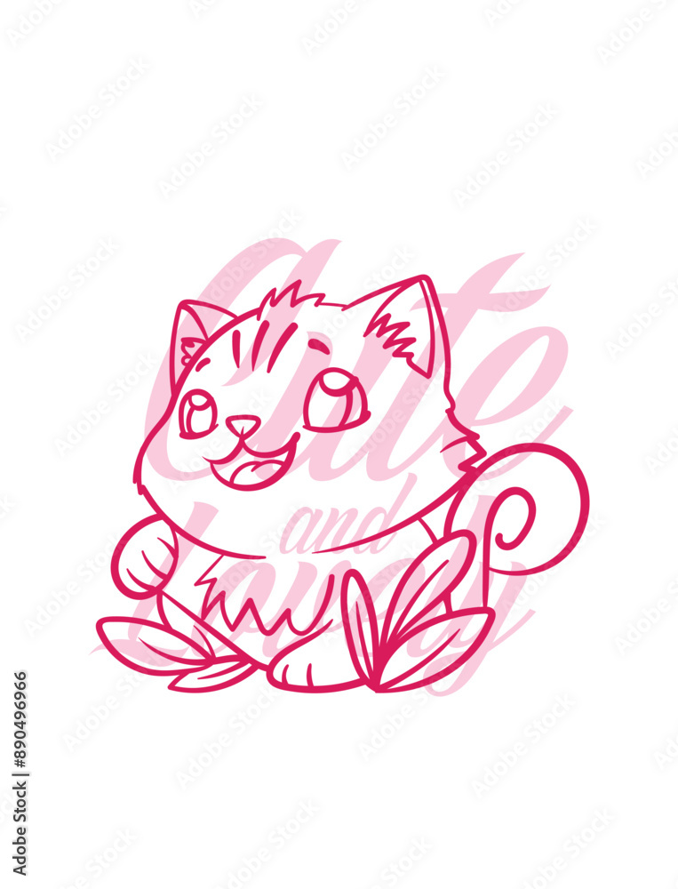 hand drawn dog illustration with text cute and lovely for t-shirt design hand drawn dog illustration with text cute and lovely for t-shirt design