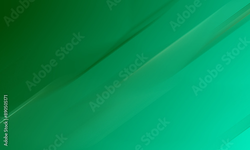 green speed lines blurred defocused on smooth gradient abstract background