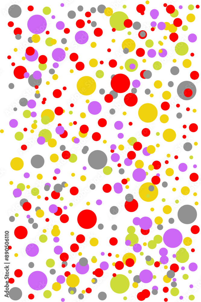 Obraz premium Abstract background with colorful circle dot motif