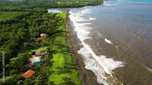 Muddy Ocean Water After A Storm