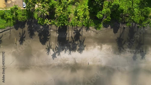Beach Shadows in Central America