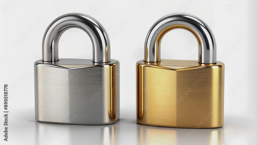 3D Golden and Silver Lock Icons: The Foundation of Secure Data Management and Data Confidentiality Generative AI Algorithmically generated 3D Golden and Silver Lock Icons: The Foundation of Secure Data Management and Data Confidentiality Generative AI Algorithmically generated