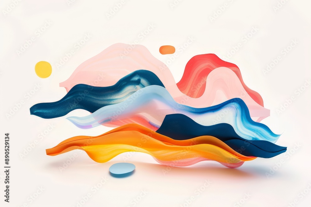 abstract organic shape