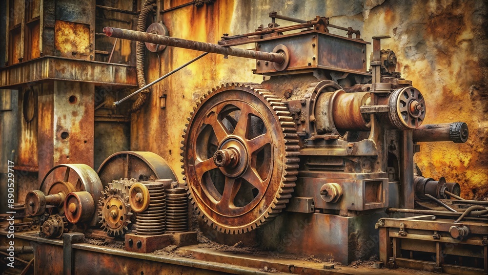 The Rusting Dreams of Industry: A Grunge Symphony of Decaying Machinery Generative AI Automated art The Rusting Dreams of Industry: A Grunge Symphony of Decaying Machinery Generative AI Automated art