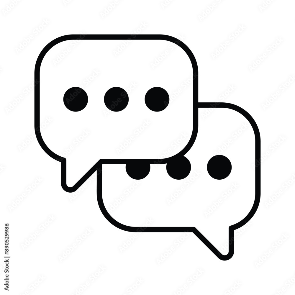 A speech bubble icon, used to represent dialogue, comments, and communication. A speech bubble icon, used to represent dialogue, comments, and communication.