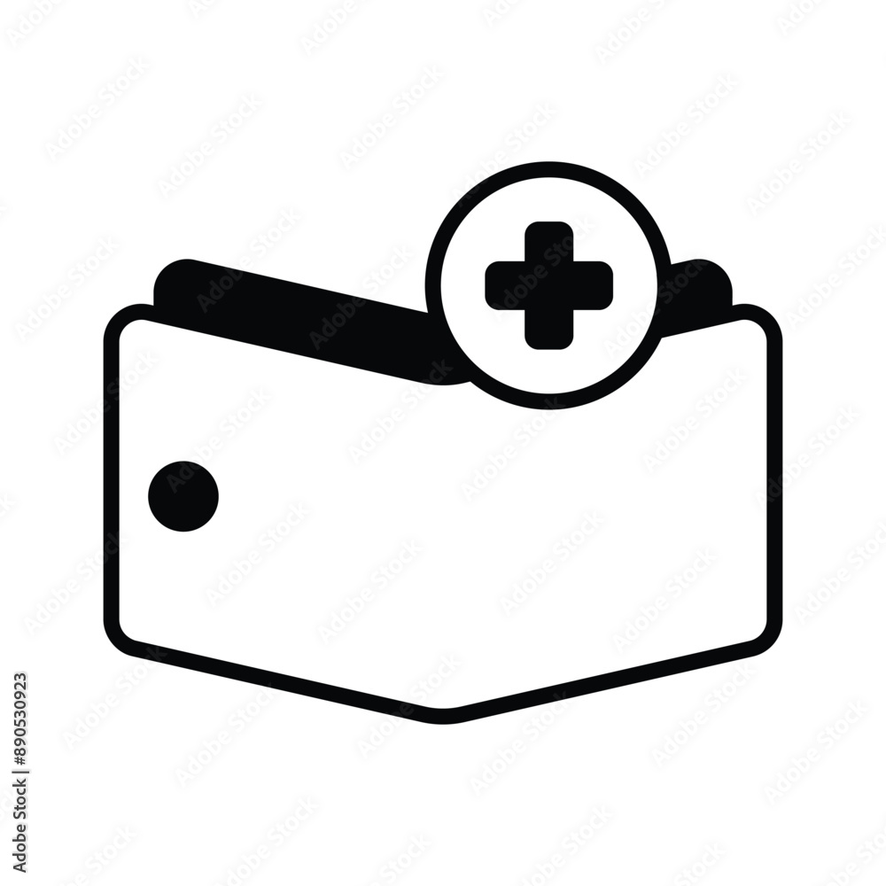 Wallet passes app, purse, digital wallet, online wallet icon Wallet passes app, purse, digital wallet, online wallet icon