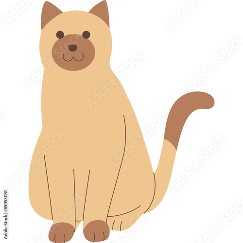 Cute Cat Illustration