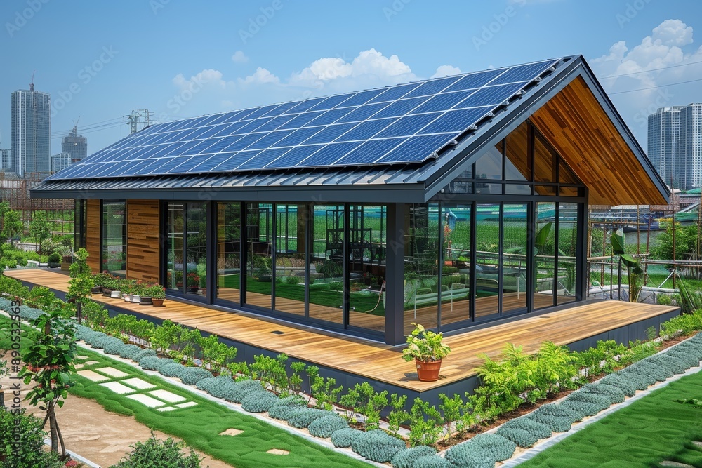 Solar power in rural areas: Country house panel system Solar power in rural areas: Country house panel system