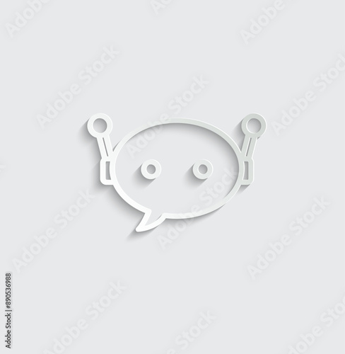 chatbot vector chat bot icon chat robot sign
