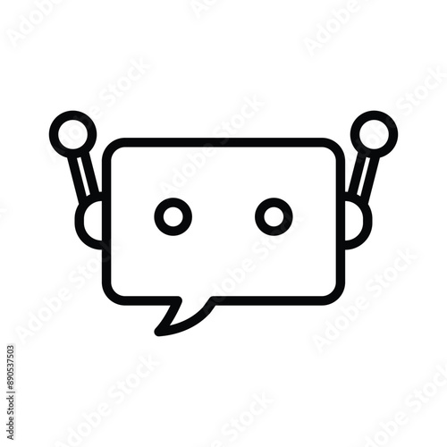 chatbot vector chat bot icon chat robot sign