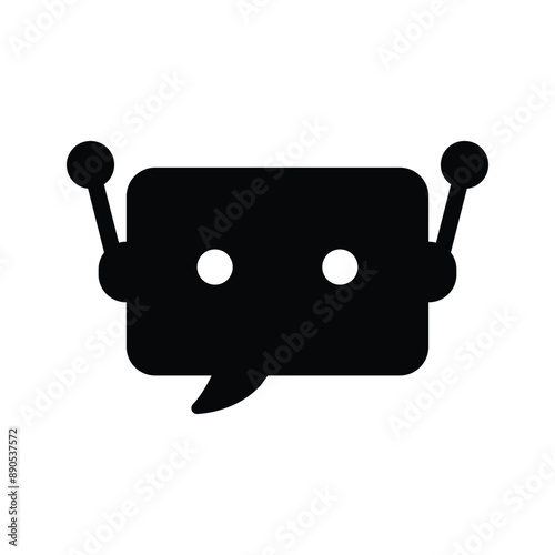 chatbot vector chat bot icon chat robot sign