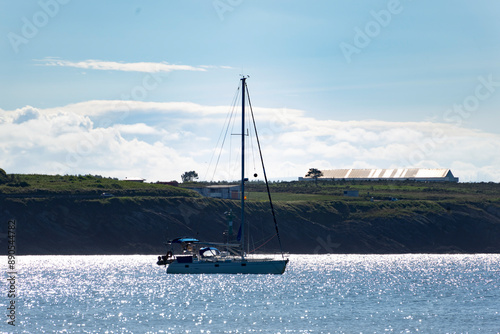 Vistas desde la playa de Arnao, Asturias photo