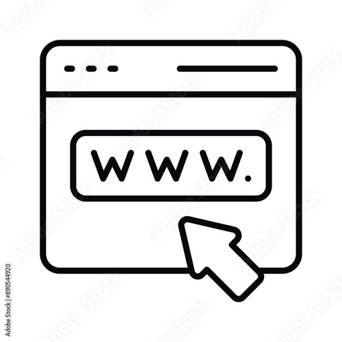 Get this amazing icon of web browser, ready to use vector