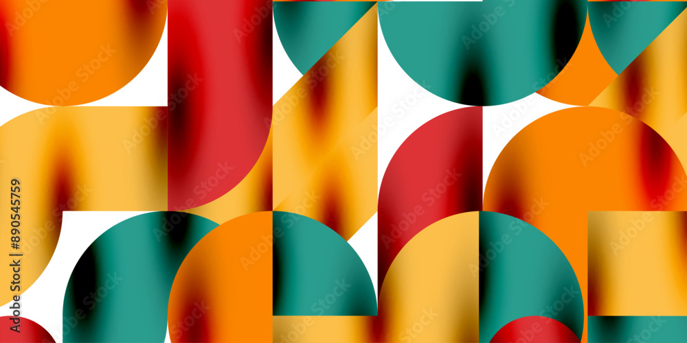Shadow effect shiny circles and round triangles geometric modern art. Vector Illustration For Wallpaper, Banner, Background, Card, Book Illustration, landing page Shadow effect shiny circles and round triangles geometric modern art. Vector Illustration For Wallpaper, Banner, Background, Card, Book Illustration, landing page