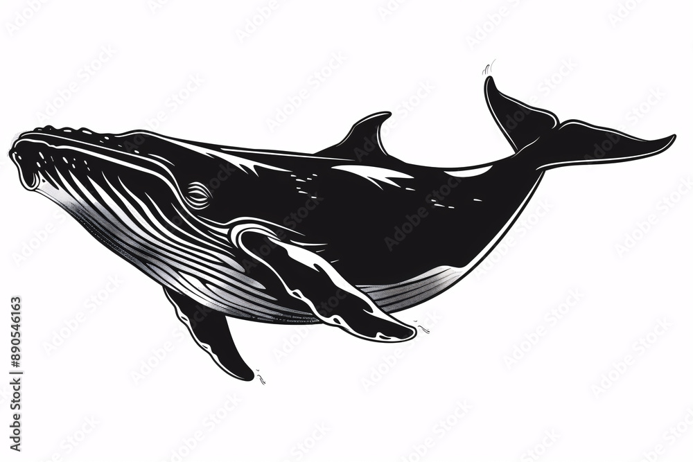 a black and white whale a black and white whale