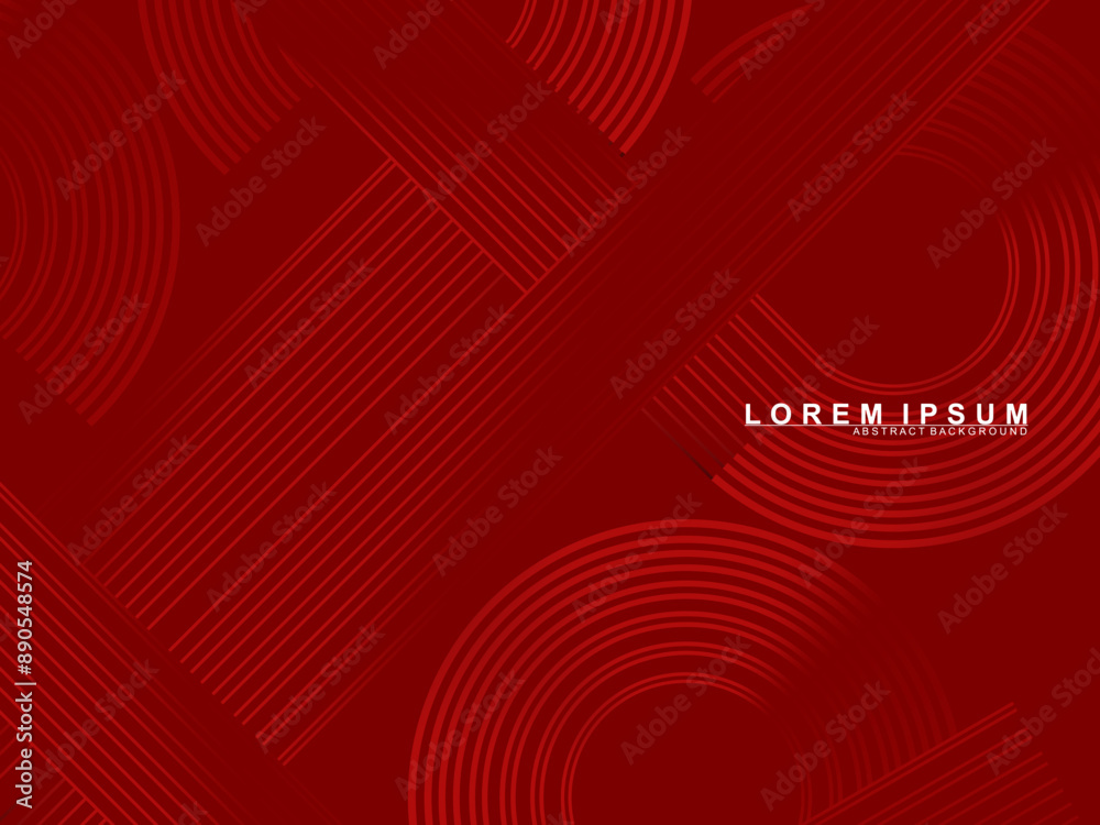 Abstract luxury curved lines overlapping dark red background. Premium award design template. Abstract luxury curved lines overlapping dark red background. Premium award design template.