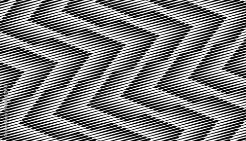 Black and white arrows shape pattern with lines. Vector Format Illustration 