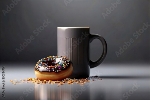 donut and cup