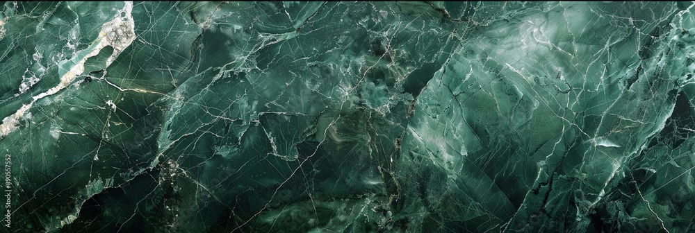 Naklejka premium Green Marble Texture