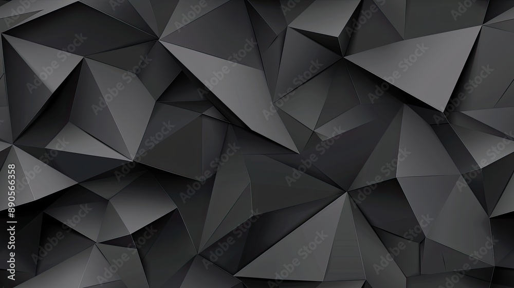 A black background with a repeating pattern of triangles with varying shades. SEAMLESS PATTERN A black background with a repeating pattern of triangles with varying shades. SEAMLESS PATTERN