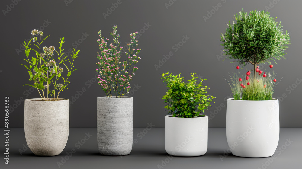 Modern Potted Plants for Interior Design