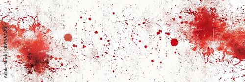 Texture featuring abstract splatters of red blood