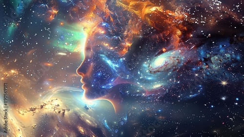 Cosmic consciousness awakening, universe becoming self-aware