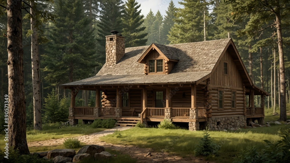 Rustic Cabin House Rustic Cabin House