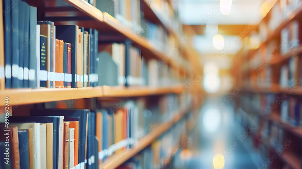 Abstract blurred public library interior space. blurry room with bookshelves by defocused effect. use for background or backdrop in business or education concepts Abstract blurred public library interior space. blurry room with bookshelves by defocused effect. use for background or backdrop in business or education concepts