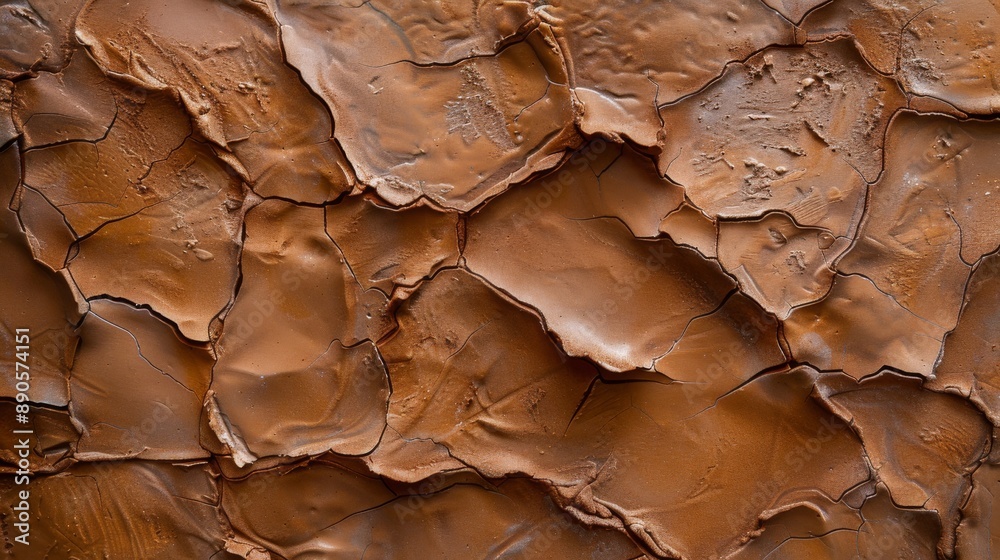 Cracked Brown Surface Texture. Cracked Brown Surface Texture.