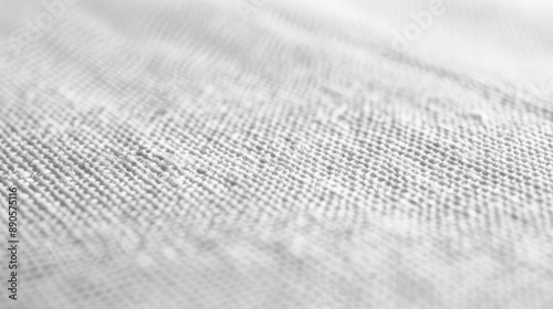 White Fabric Texture Close Up