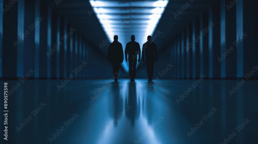 Foster strong team relations in an ultramodern, supernatural scene, with copy space Foster strong team relations in an ultramodern, supernatural scene, with copy space