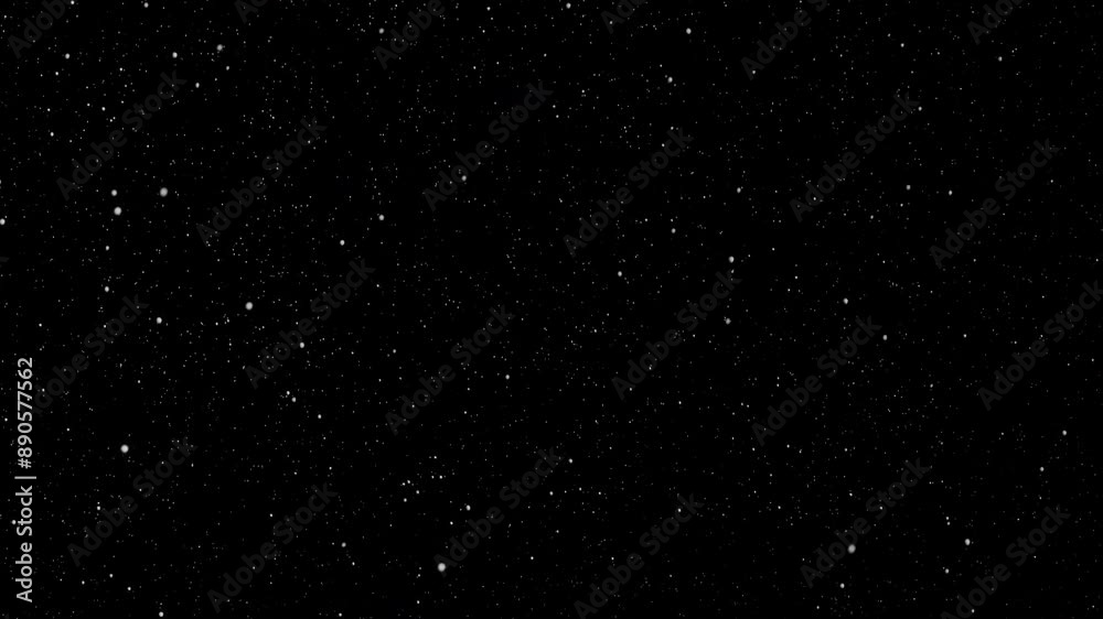 4K Looping Animation of Falling Snow on black background 4K Looping Animation of Falling Snow on black background