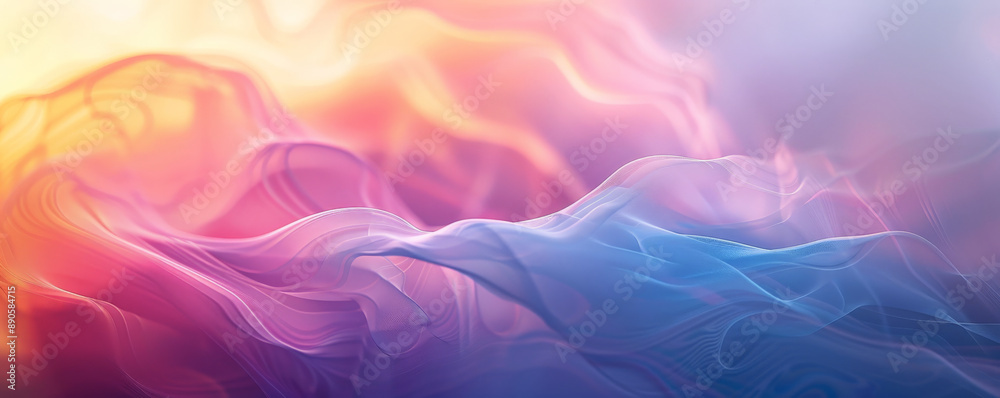 Soft misty fog in abstract colors gently moves across a bright background, creating a surreal and dreamlike visual with blurred edges and gradients. Soft misty fog in abstract colors gently moves across a bright background, creating a surreal and dreamlike visual with blurred edges and gradients.