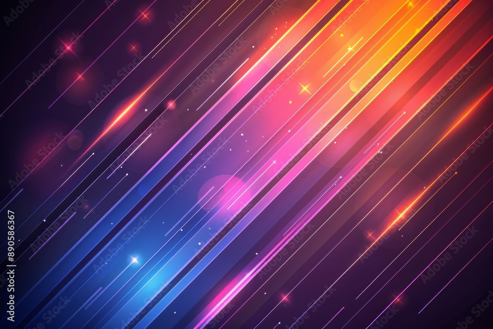 Modern digital abstract glowing lines background for using in science, technology, astronomical, futuristic concepts Modern digital abstract glowing lines background for using in science, technology, astronomical, futuristic concepts