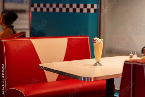 Milkshake at a diner