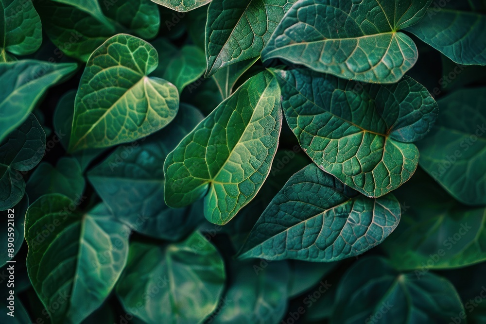 Abstract closeup macro photography of green organic foliage texture leaves leaf background and design material Abstract closeup macro photography of green organic foliage texture leaves leaf background and design material