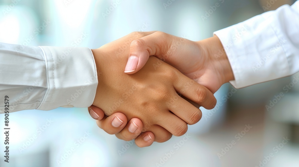 handshake between two professionals handshake between two professionals